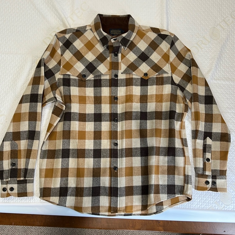 Pendleton Shirt NWT 100% Wool Size Large